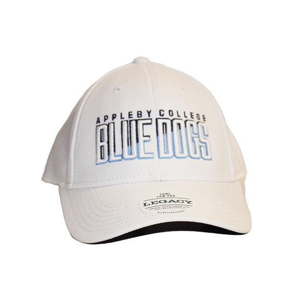 Ball Cap, White Blue Dogs